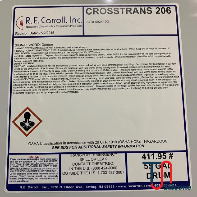 CrossTrans 206 Electrical Transformer Oil 55gallon